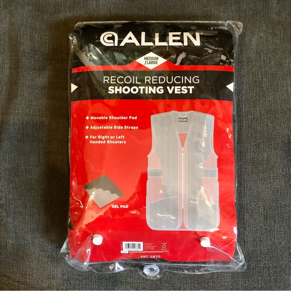 Allen Recoil Reducing Shooting Vest (size M/L)
